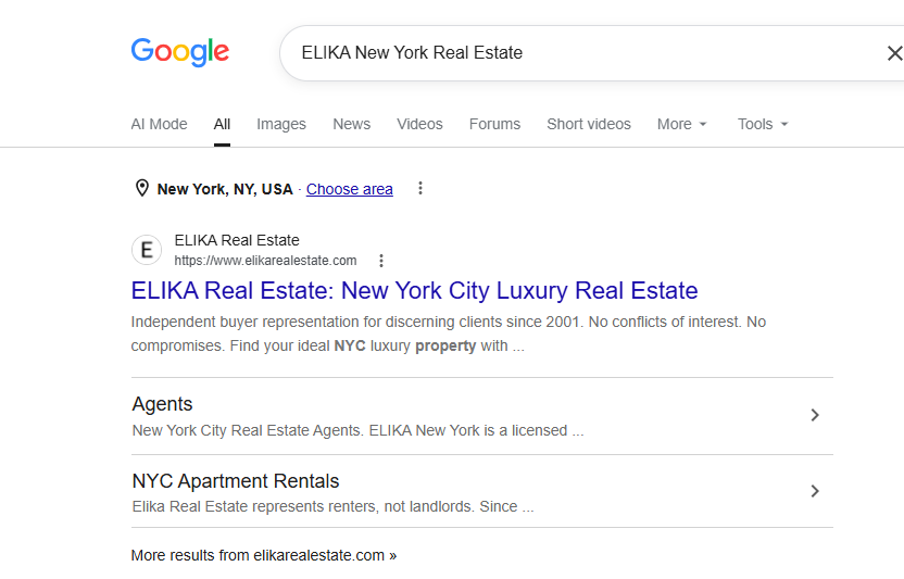 ELIKA New York after